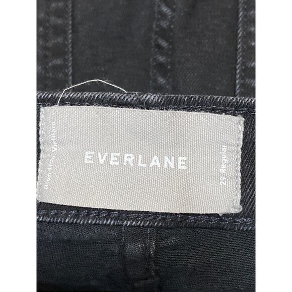 Everlane Women's Black Mid Rise Slim Fit Casual Ankle Skinny Denim Jeans Size 29 - Picture 4 of 5